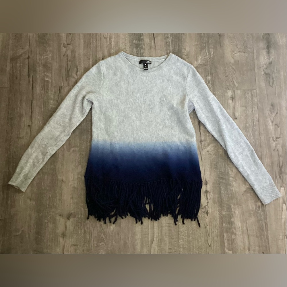 Cashmere❤️‍🔥ombré fringe sweater